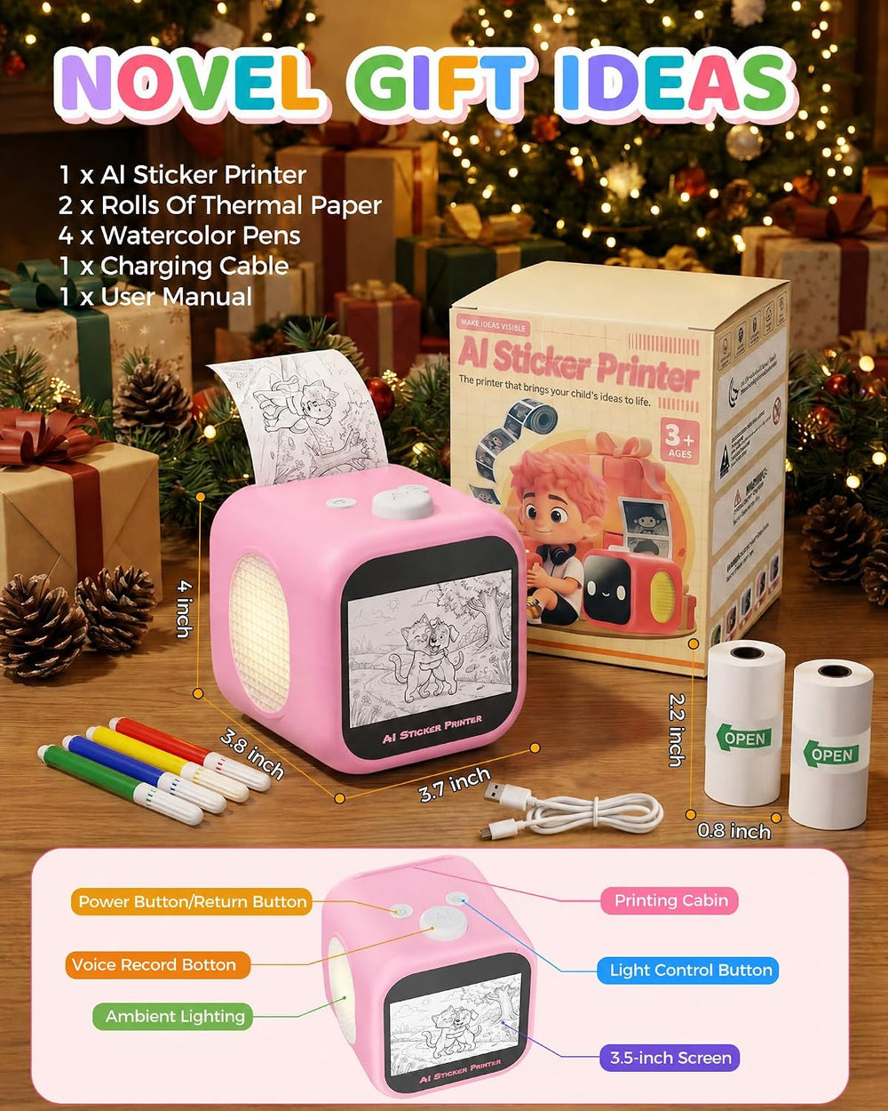 A sticker printer that runs on imagination