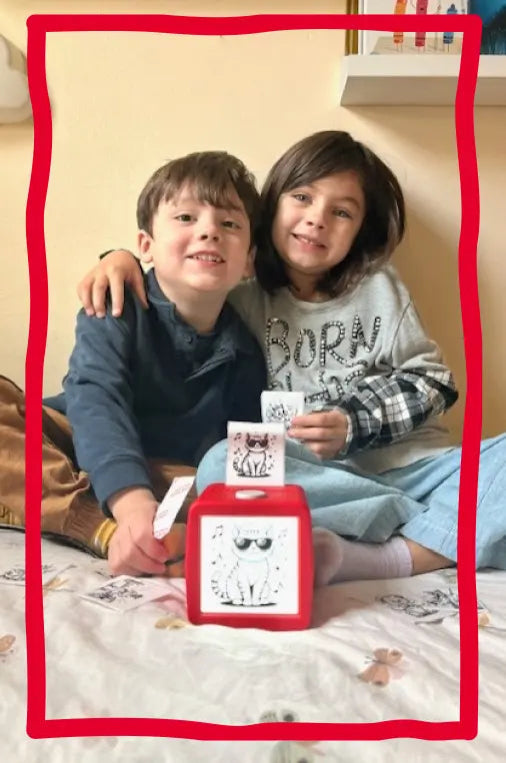 Children sharing their KeepHi creations